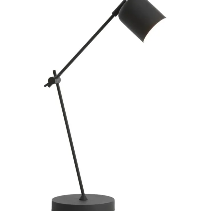 Trendhopper Tafellamp Riksja mat Zwart + dimmer^ Bureau- & Tafellampen