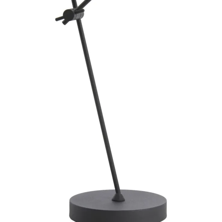 Trendhopper Tafellamp Riksja mat Zwart + dimmer^ Bureau- & Tafellampen