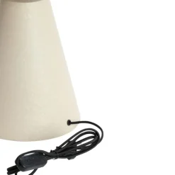 Trendhopper Tafellamp Sirina mat beige 26cm^ Bureau- & Tafellampen