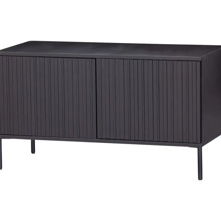 Trendhopper Tv-meubel Gravure New 100 cm Grenen Zwart^ Tv-Meubels