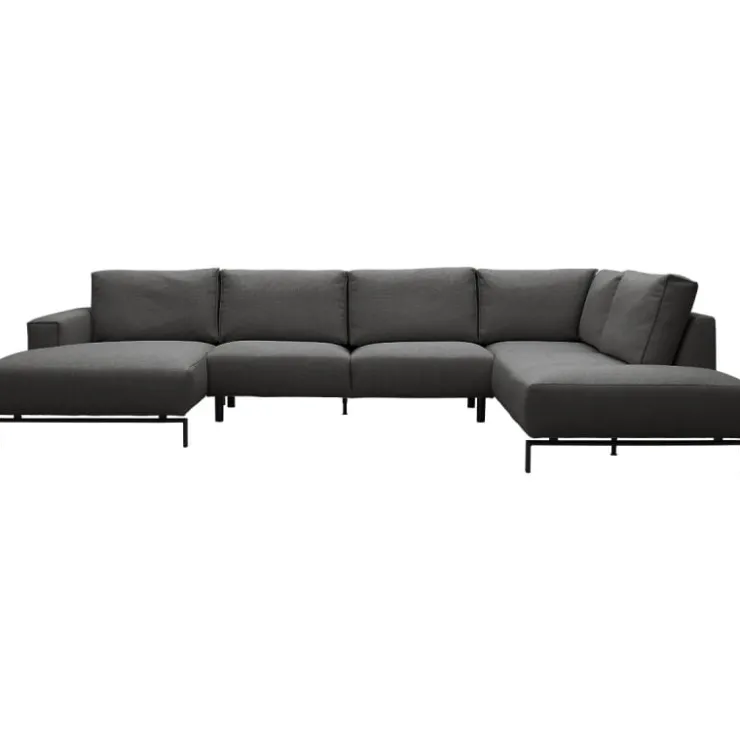 Trendhopper U-bank Cleveland Bentley Charcoal rechts^ U-Banken