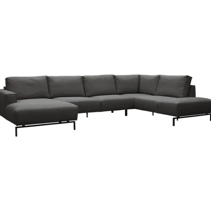 Trendhopper U-bank Cleveland Bentley Charcoal rechts^ U-Banken