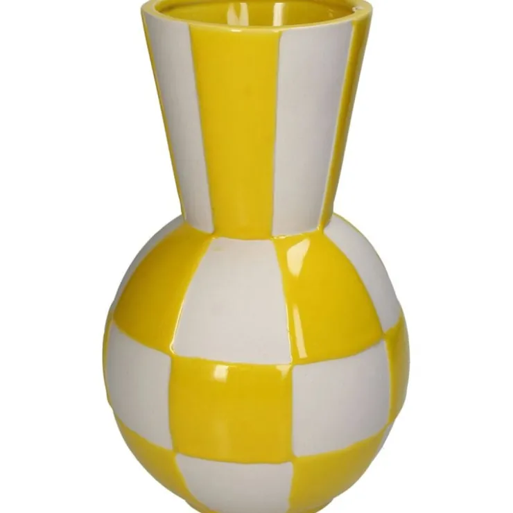 Trendhopper Vaas Blocks Geel^ Woonaccessoires