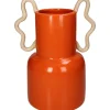 Trendhopper Vaas Dolomite oranje^ Woonaccessoires