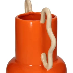 Trendhopper Vaas Dolomite oranje^ Woonaccessoires