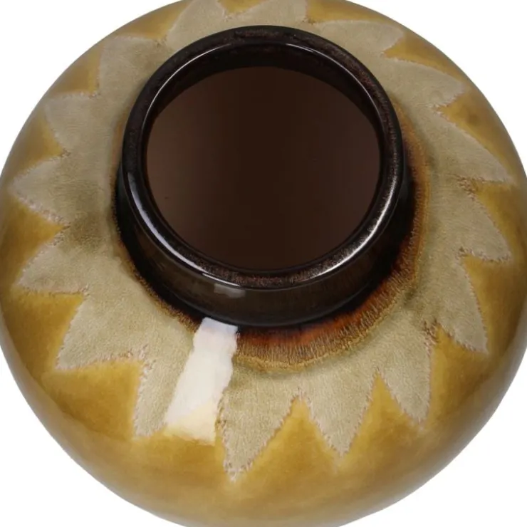 Trendhopper Vaas Seventy's Geel 37,5 cm^ Woonaccessoires