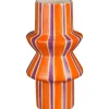 Trendhopper Vaas Stripes oranje^ Woonaccessoires