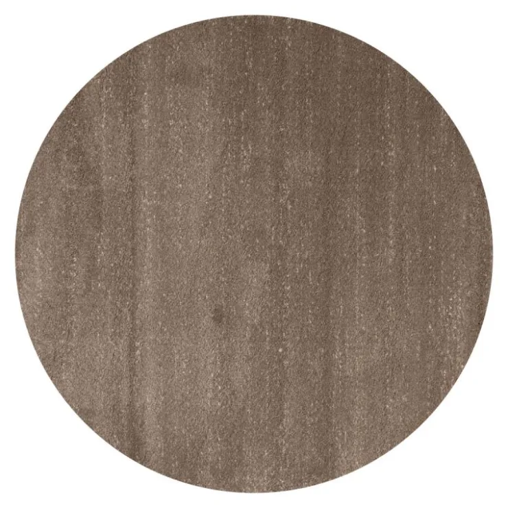 Trendhopper Vloerkleed Bodil rond taupe 16^ Vloerkleden