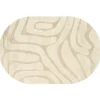Trendhopper Vloerkleed Chase ovaal creme 12^ Vloerkleden