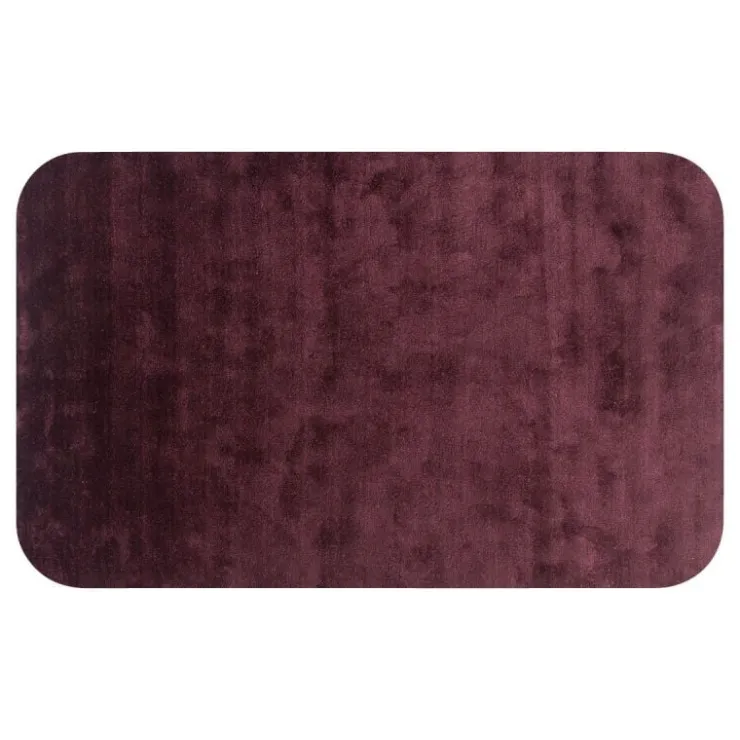 Trendhopper Vloerkleed Cowan afgeronde hoeken aubergine 48^ Vloerkleden
