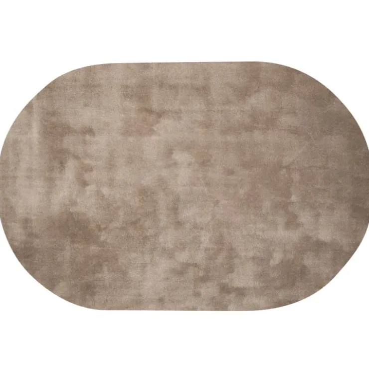 Trendhopper Vloerkleed Cowan ovaal taupe 15^ Vloerkleden
