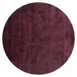 Trendhopper Vloerkleed Cowan rond aubergine 48^ Vloerkleden