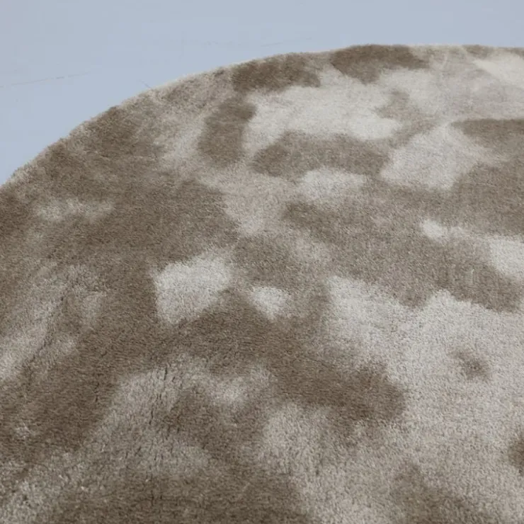 Trendhopper Vloerkleed Cowan rond taupe 15^ Vloerkleden