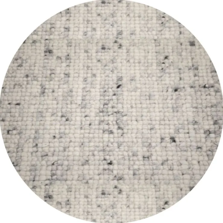 Trendhopper Vloerkleed Mango rond lichtgrijs 20^ Vloerkleden