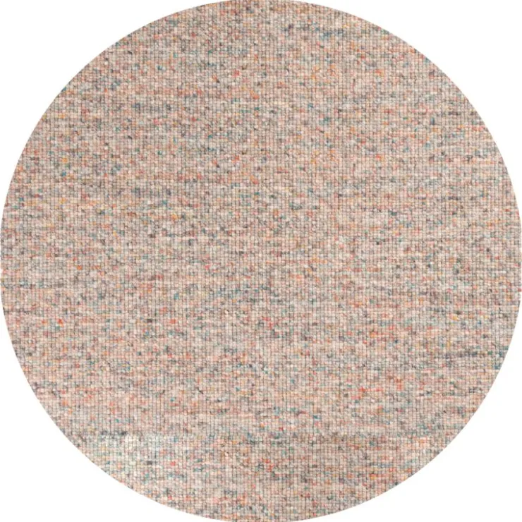 Trendhopper Vloerkleed Mango rond multi 95^ Vloerkleden