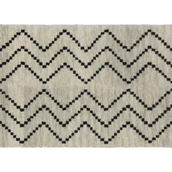 Trendhopper Vloerkleed Nancho zwart-wit 160x230^ Vloerkleden