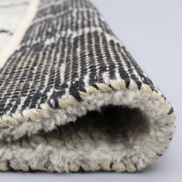 Trendhopper Vloerkleed Nancho zwart-wit 160x230^ Vloerkleden