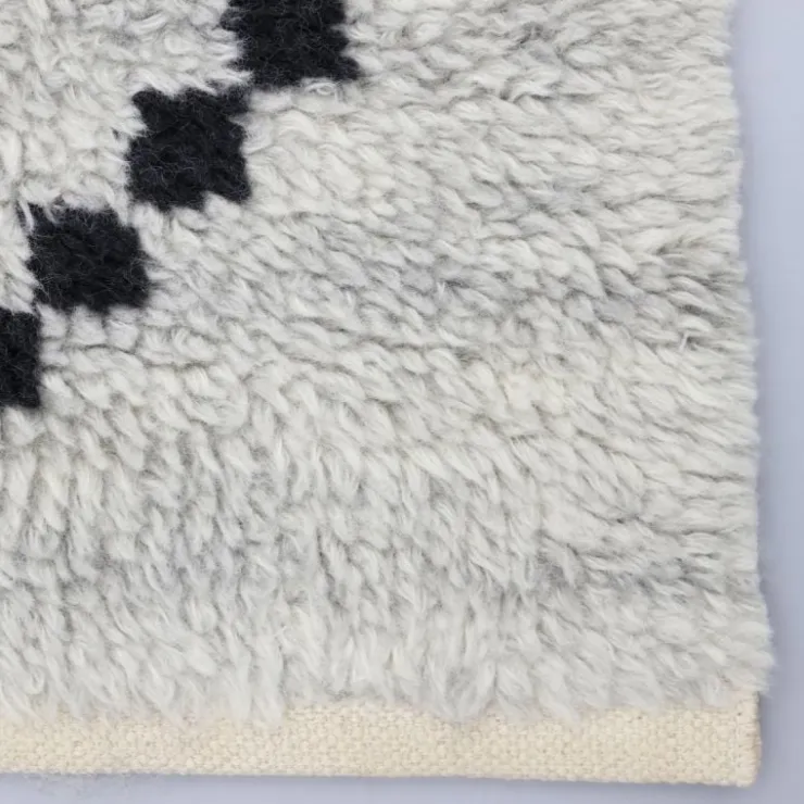 Trendhopper Vloerkleed Nancho zwart-wit 200x290^ Vloerkleden