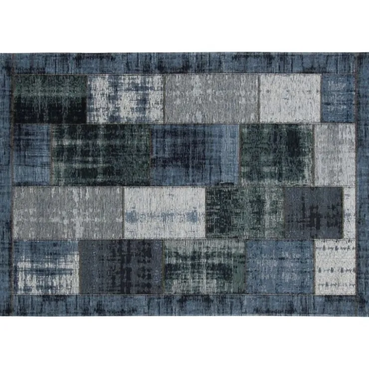 Trendhopper Vloerkleed Pablo delfts blauw 155x230^ Vloerkleden
