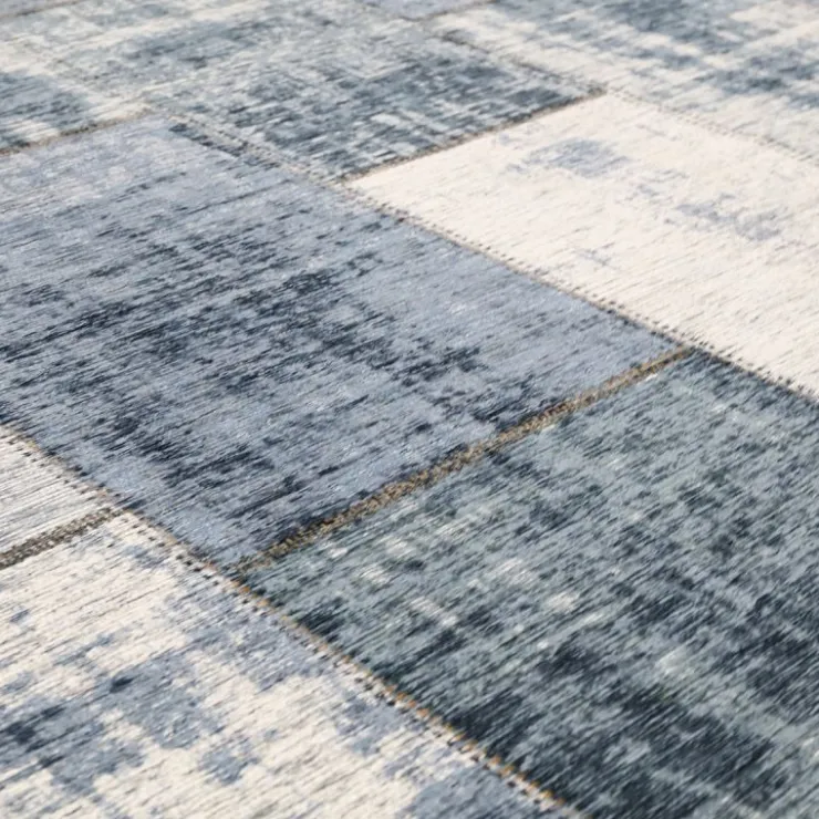 Trendhopper Vloerkleed Pablo delfts blauw 155x230^ Vloerkleden