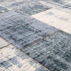 Trendhopper Vloerkleed Pablo delfts blauw 200x200^ Vloerkleden