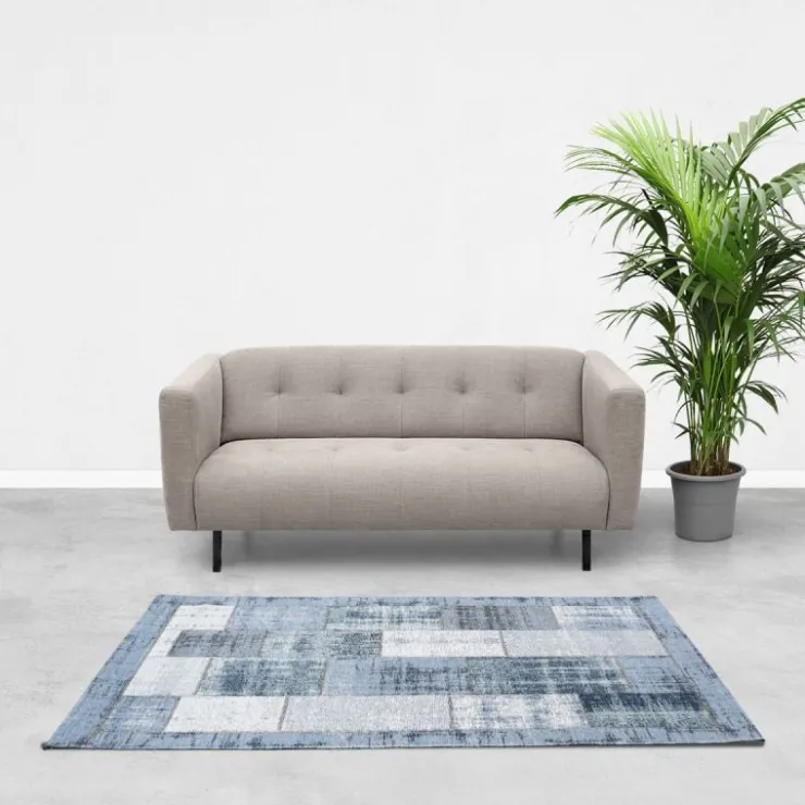 Trendhopper Vloerkleed Pablo delfts blauw 240x330^ Vloerkleden