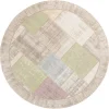 Trendhopper Vloerkleed Pablo rond pastel 92^ Vloerkleden