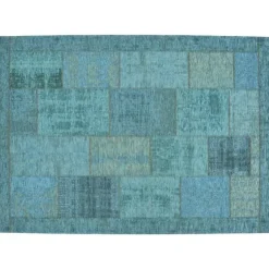 Trendhopper Vloerkleed Pablo turquoise 200x290^ Vloerkleden