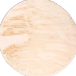 Trendhopper Vloerkleed Perry crème 80 rond^ Vloerkleden