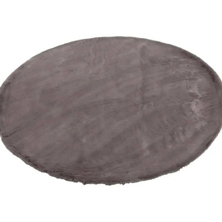 Trendhopper Vloerkleed Perry grijs 120 rond^ Vloerkleden