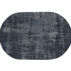 Trendhopper Vloerkleed Rovinj ovaal donkerblauw 35^ Vloerkleden