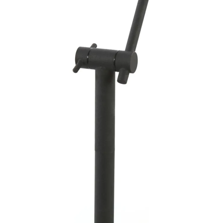 Trendhopper Vloerlamp Riksja mat Zwart + dimmer^ Vloerlampen