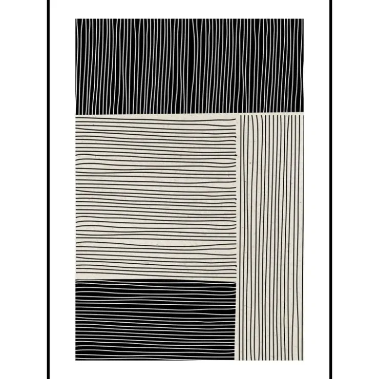 Trendhopper Wanddecoratie Rib 50x70^ Wanddecoratie