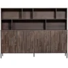 Trendhopper Wandkast Gravure New Essen Espresso^ Opbergkasten