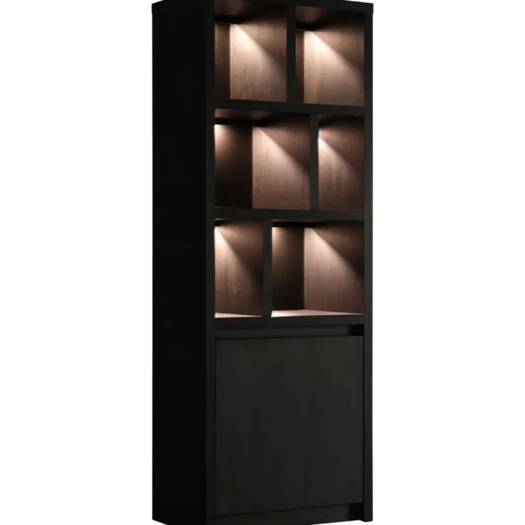 Trendhopper Wandkast Marone 1dr/6open vak^ Opbergkasten