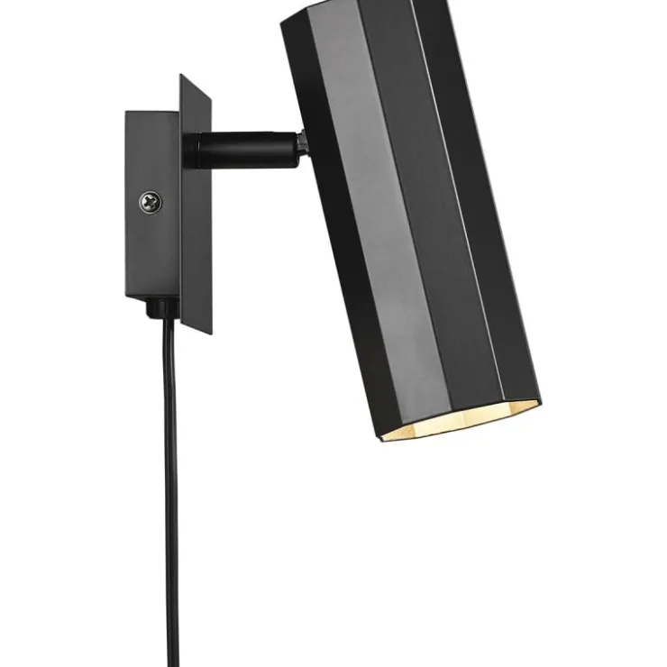 Trendhopper Wandspot Alanis zwart^ Spots